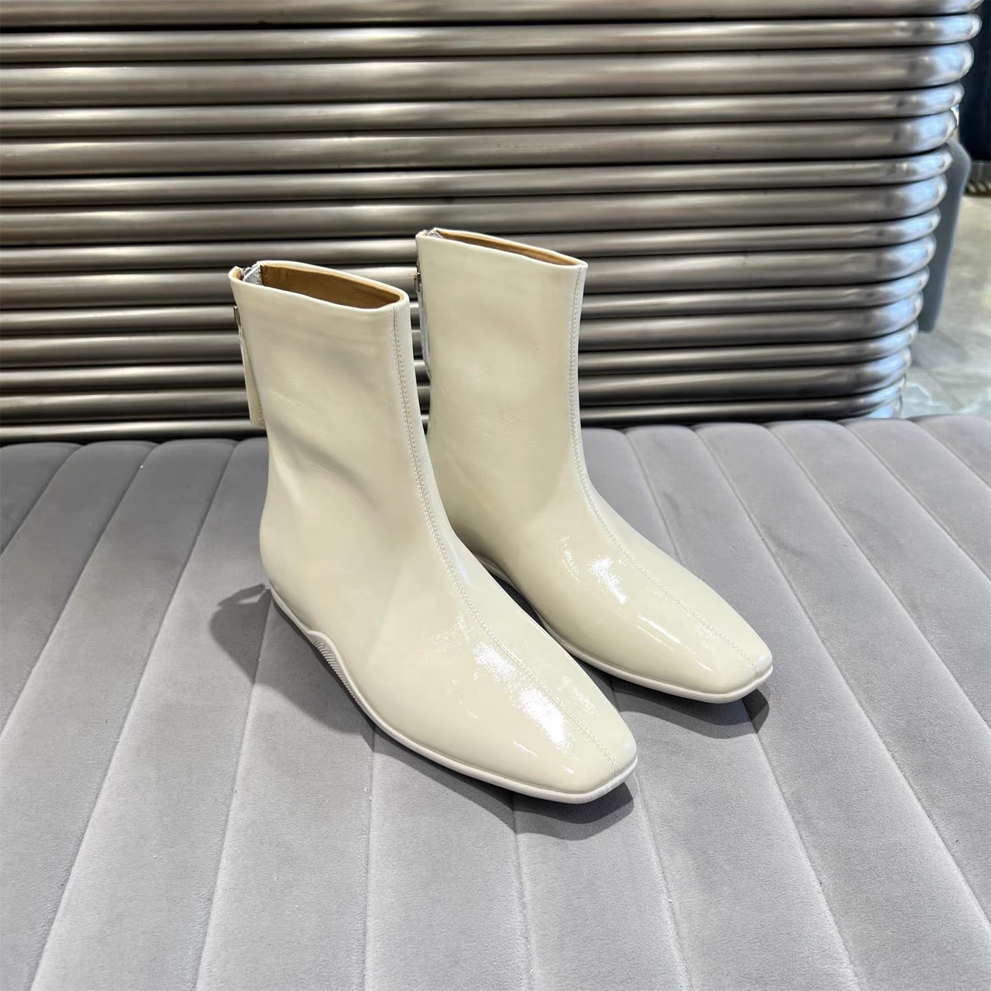 李单单 | 牛皮/内增高3cm/靴子显瘦长靴骑士靴方头粗跟短靴