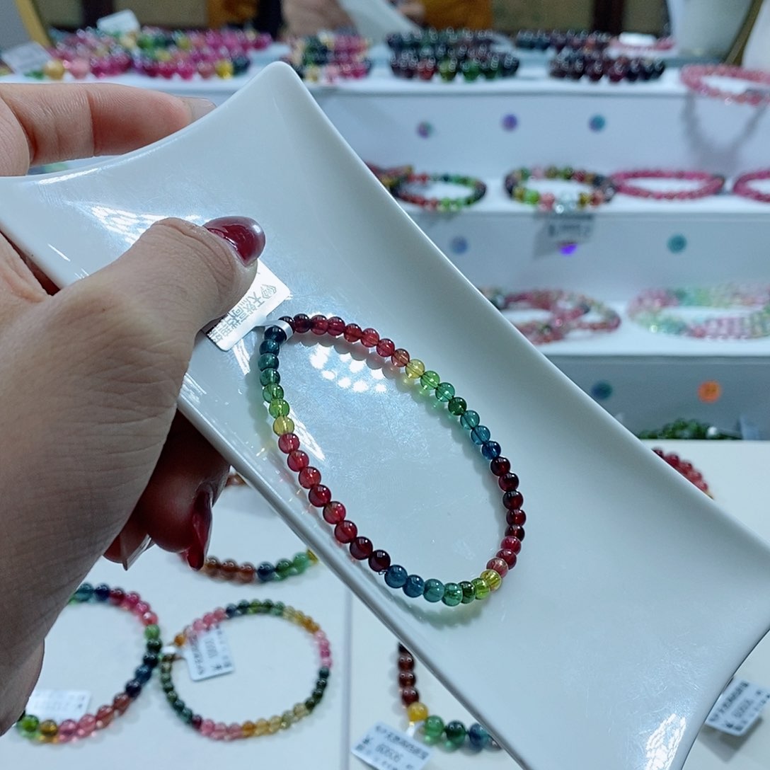 碧玺手链未镶嵌柠****^多样性发一条