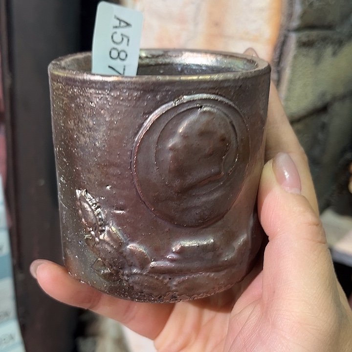 柴烧裸烧纯手工制作瑕疵不退不换