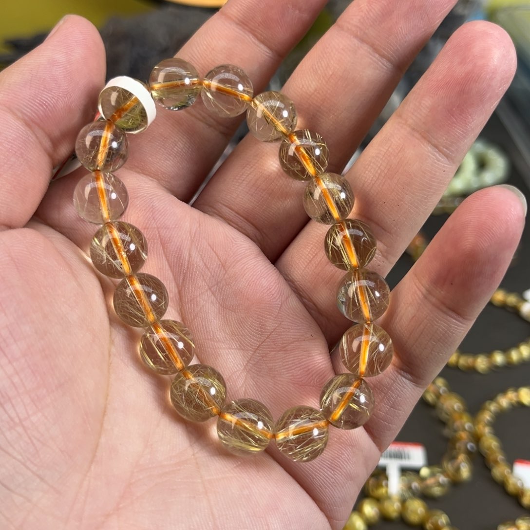 手串未镶嵌水晶金发晶