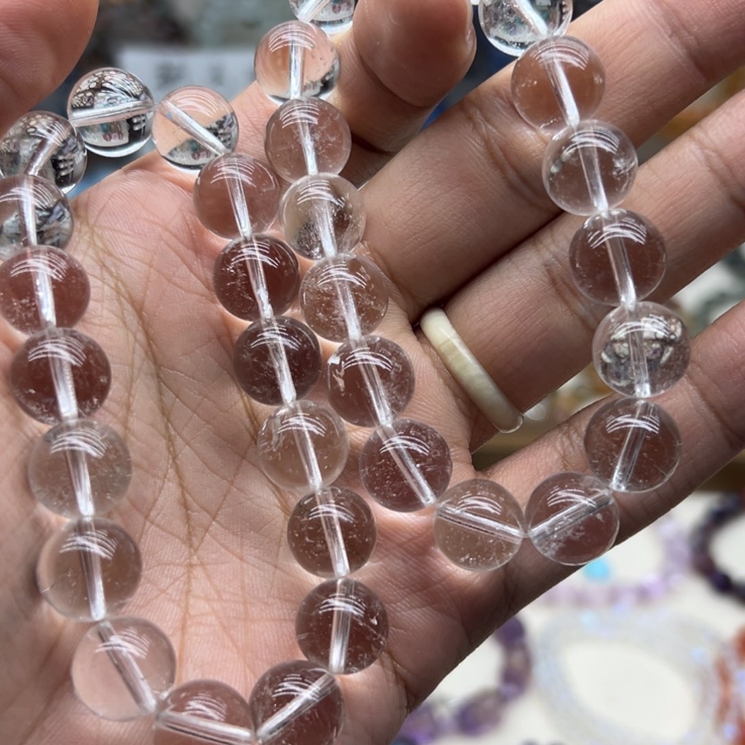 手链水晶未镶嵌12咪满天星白水晶