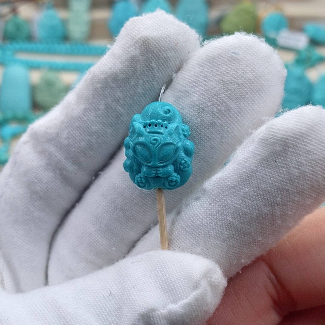 绿松石珠宝奇石未镶嵌