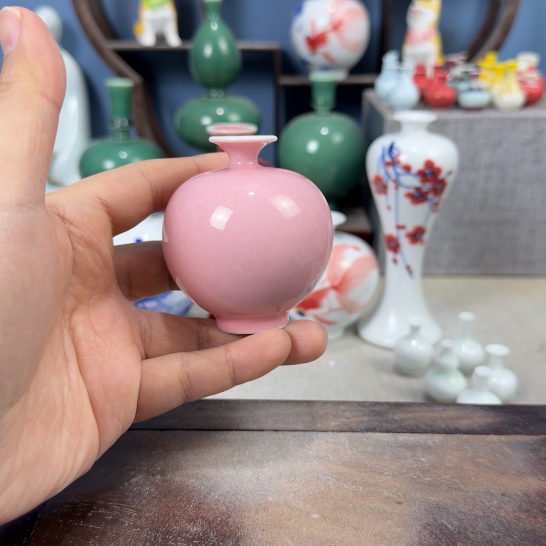 陶瓷手工小花器摆件