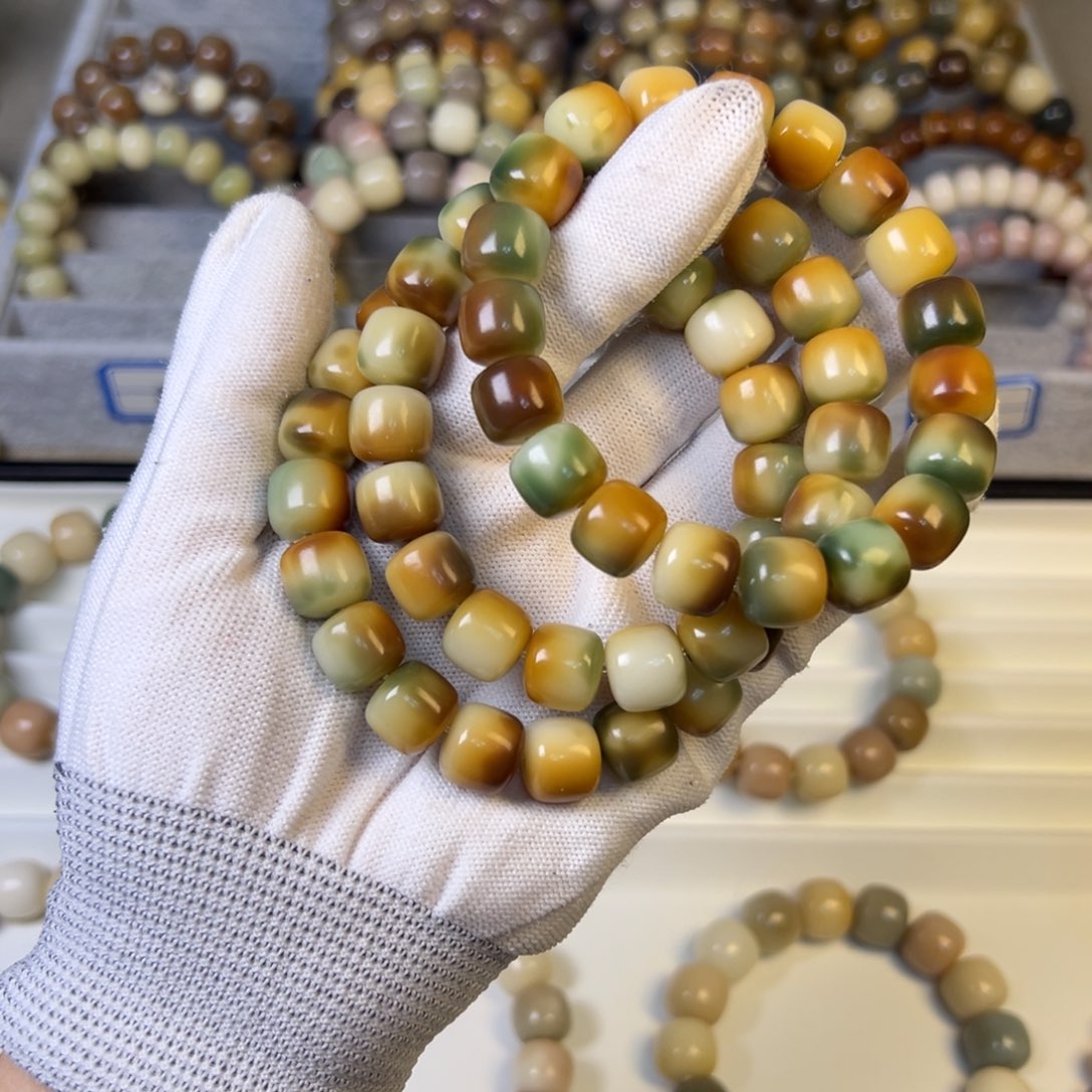 菩提根/象牙果手串将军行正桶卡12 随机发