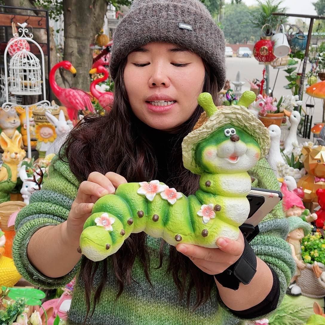 【闪购商品】无铅玻璃花园摆件&000&