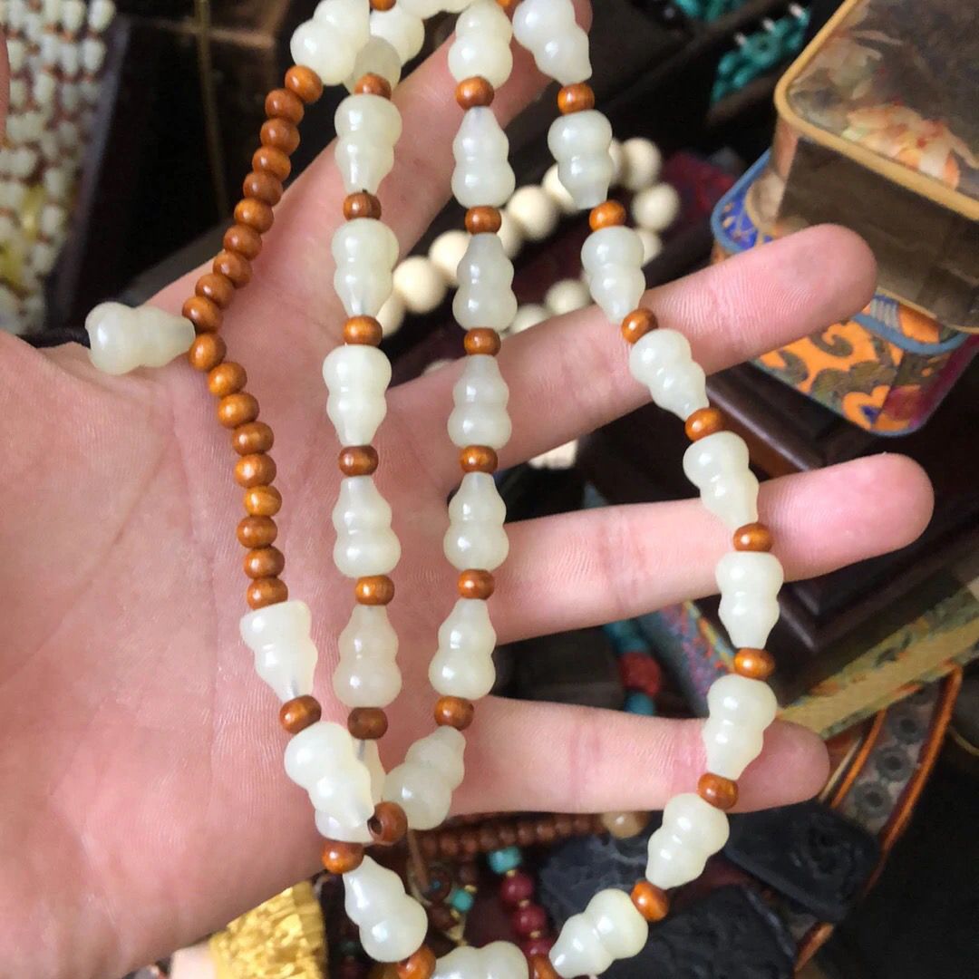 【闪购商品】和田玉葫芦项链