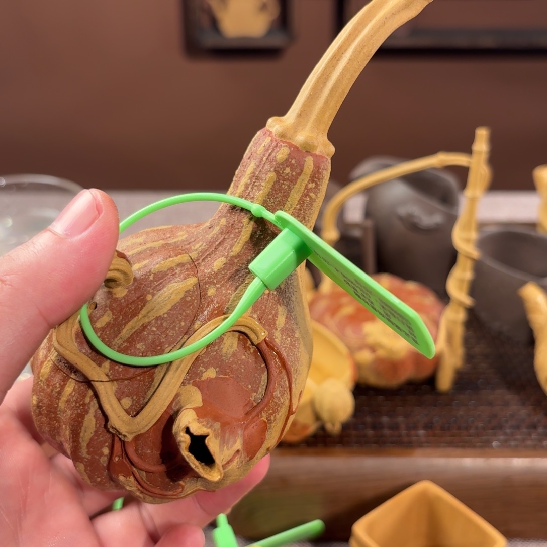 小***佬紫砂茶壶南瓜侧把