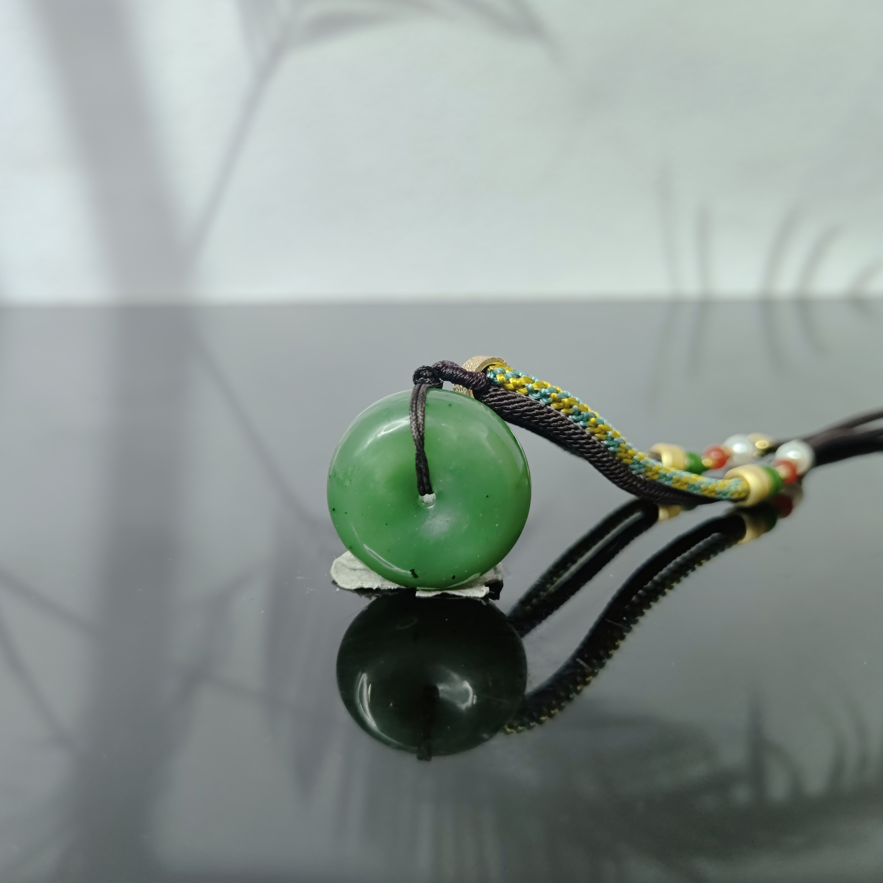 F和田玉平安扣吊坠0849