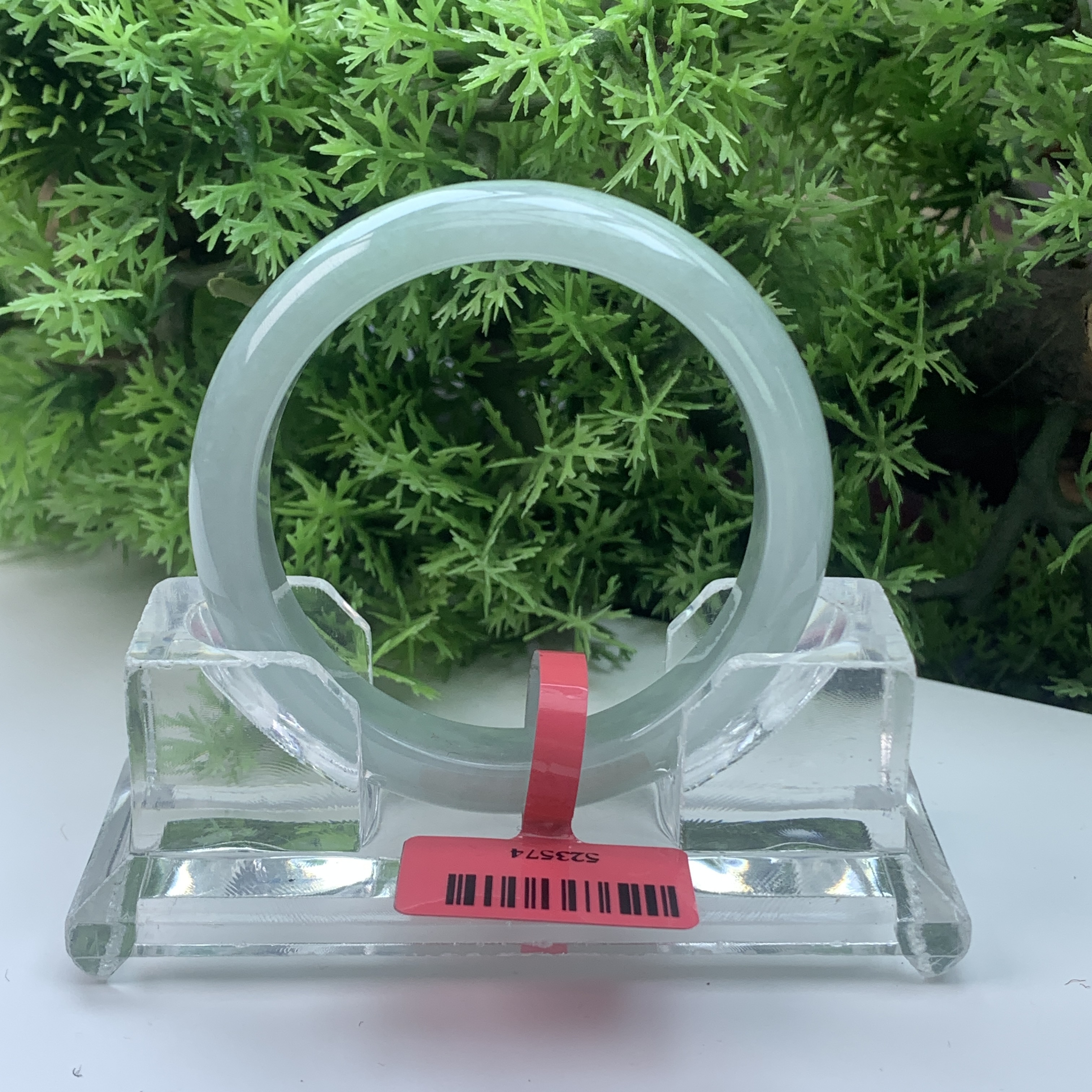 【刘思懿】天然缅甸A货翡翠手镯-O-7