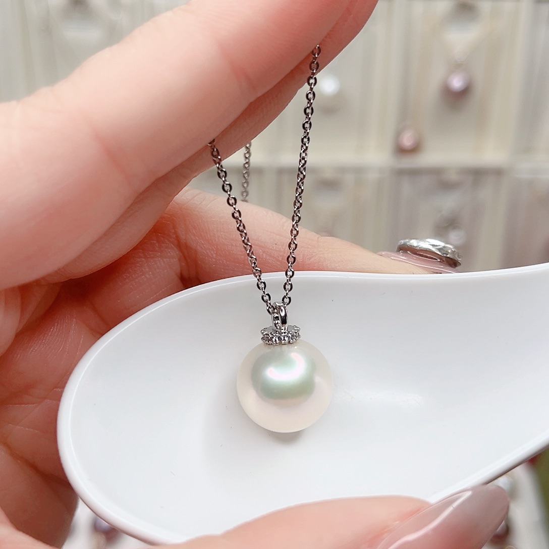 淡水珍珠吊坠(赠链)合金