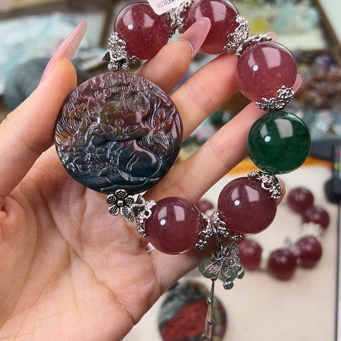 得***⸝手串合金水晶水晶