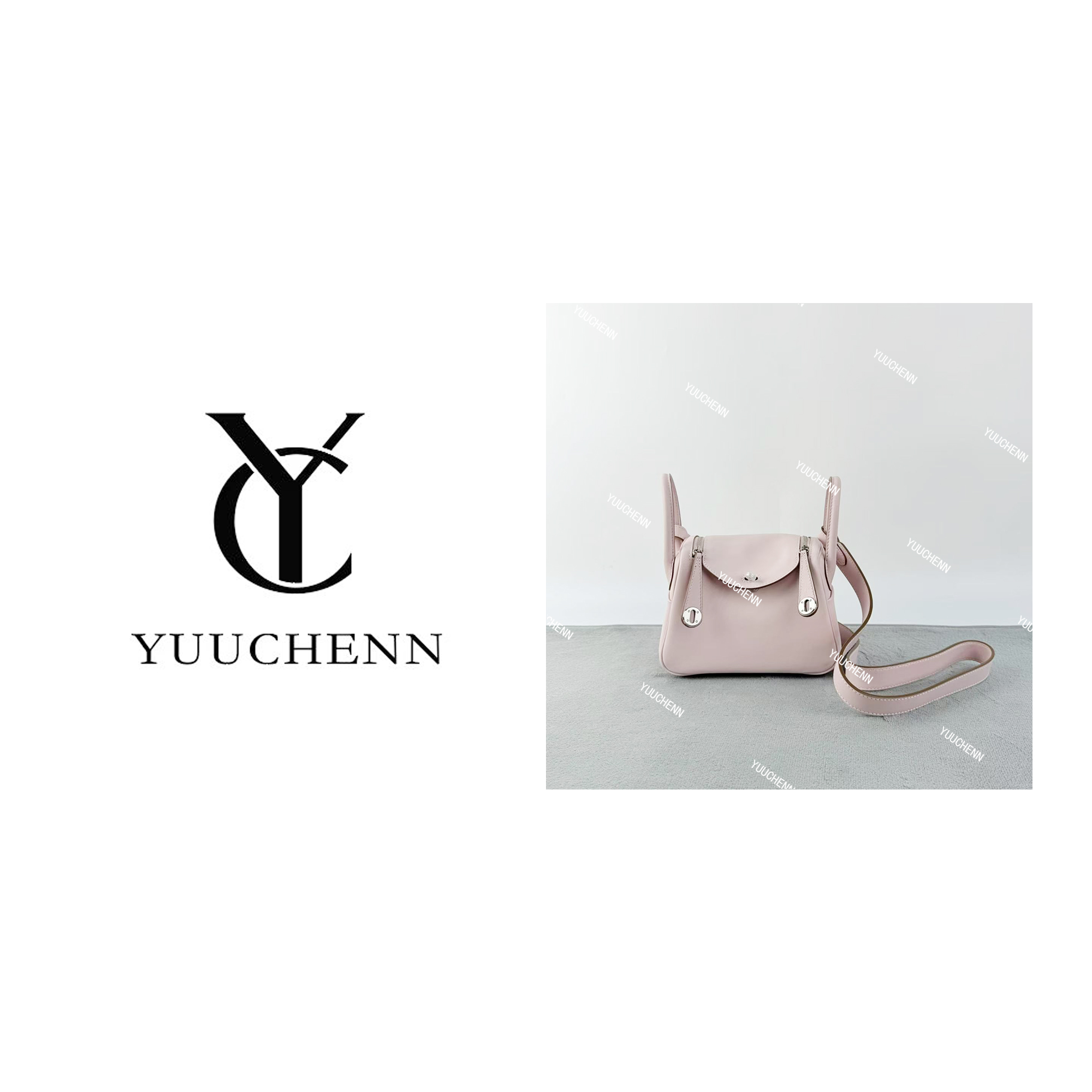 YUUCHENN/19cm原创设计高定真皮包 HH6607