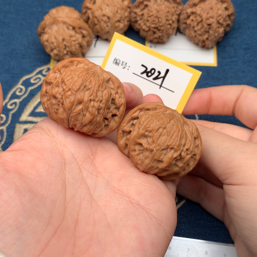 把件文玩核桃40磨盘 2021