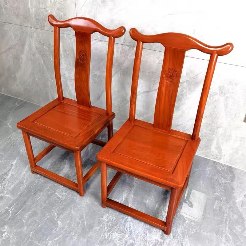 进口实木官帽椅 靠背椅