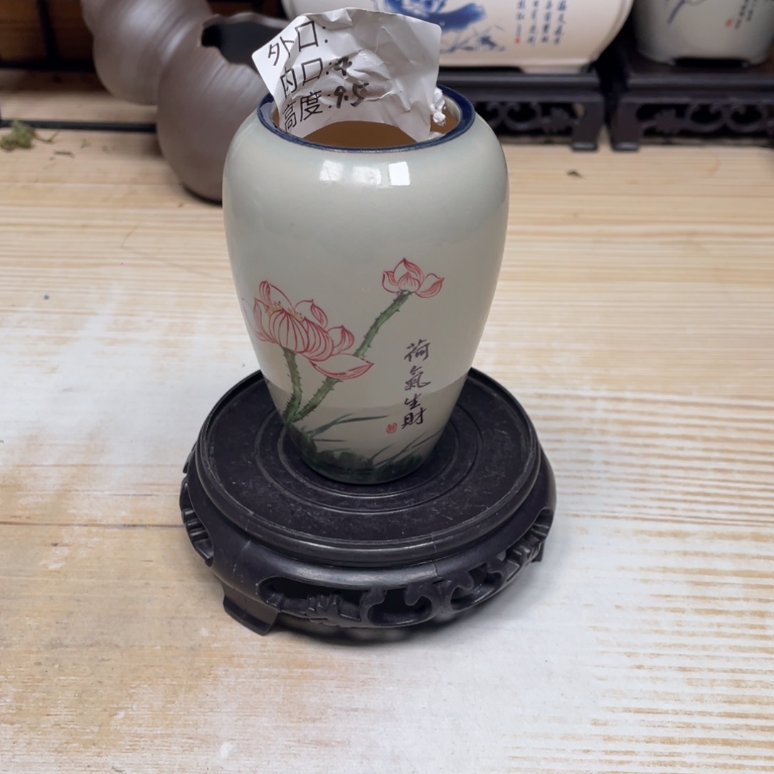 紫砂花盆陶瓷艺术花盆陶瓷