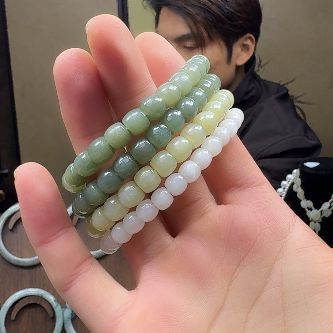 未镶嵌手链和田玉和田玉手串备注颜色