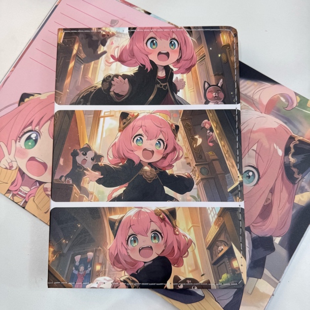 高颜值ins风B5硬皮大本间谍过家家彩页手帐笔记本