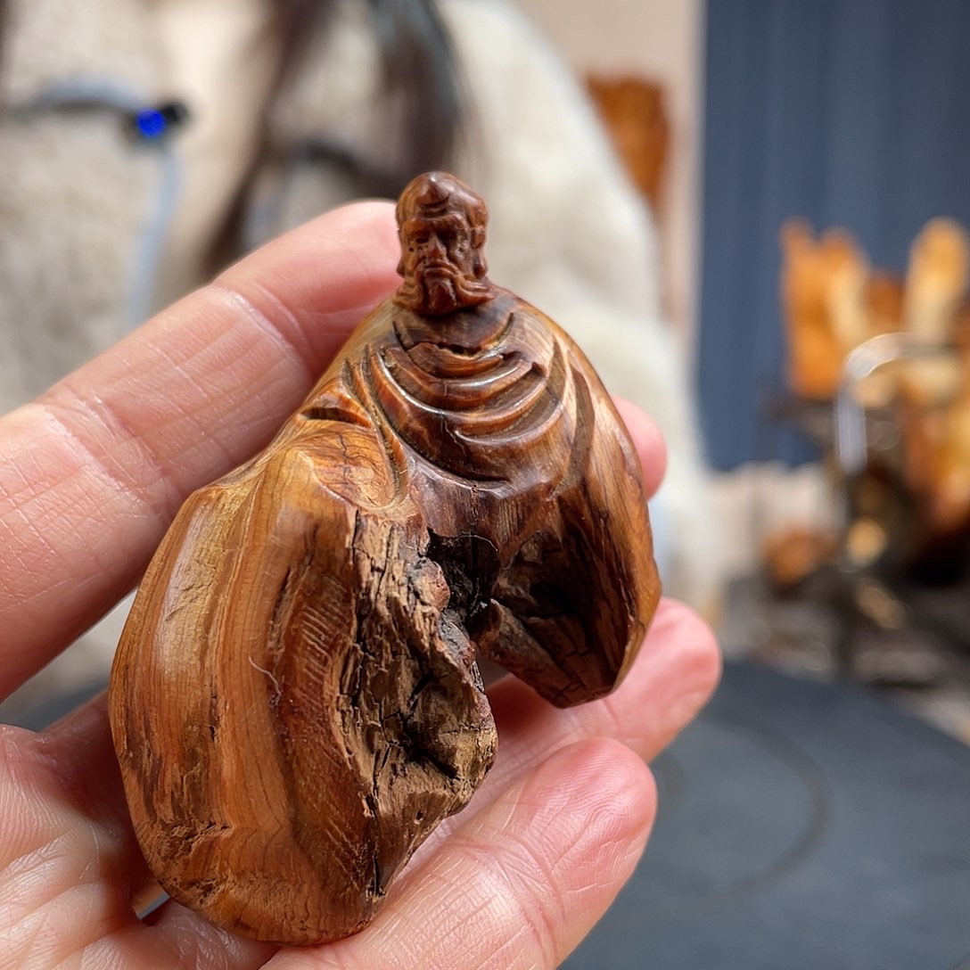 柏木（崖柏）手把件
