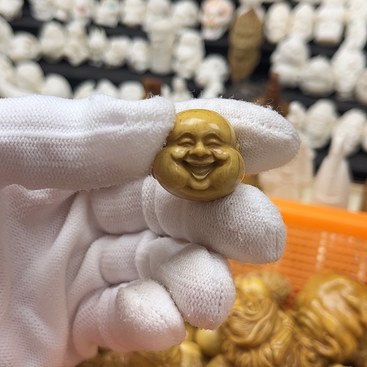 鹿骨手串/手链瑕疵笑佛