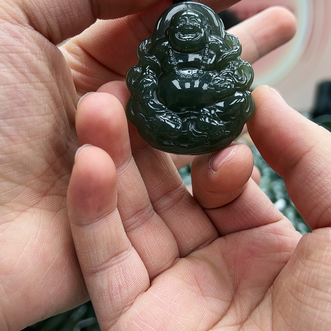 和田玉吊坠(不含链)未镶嵌