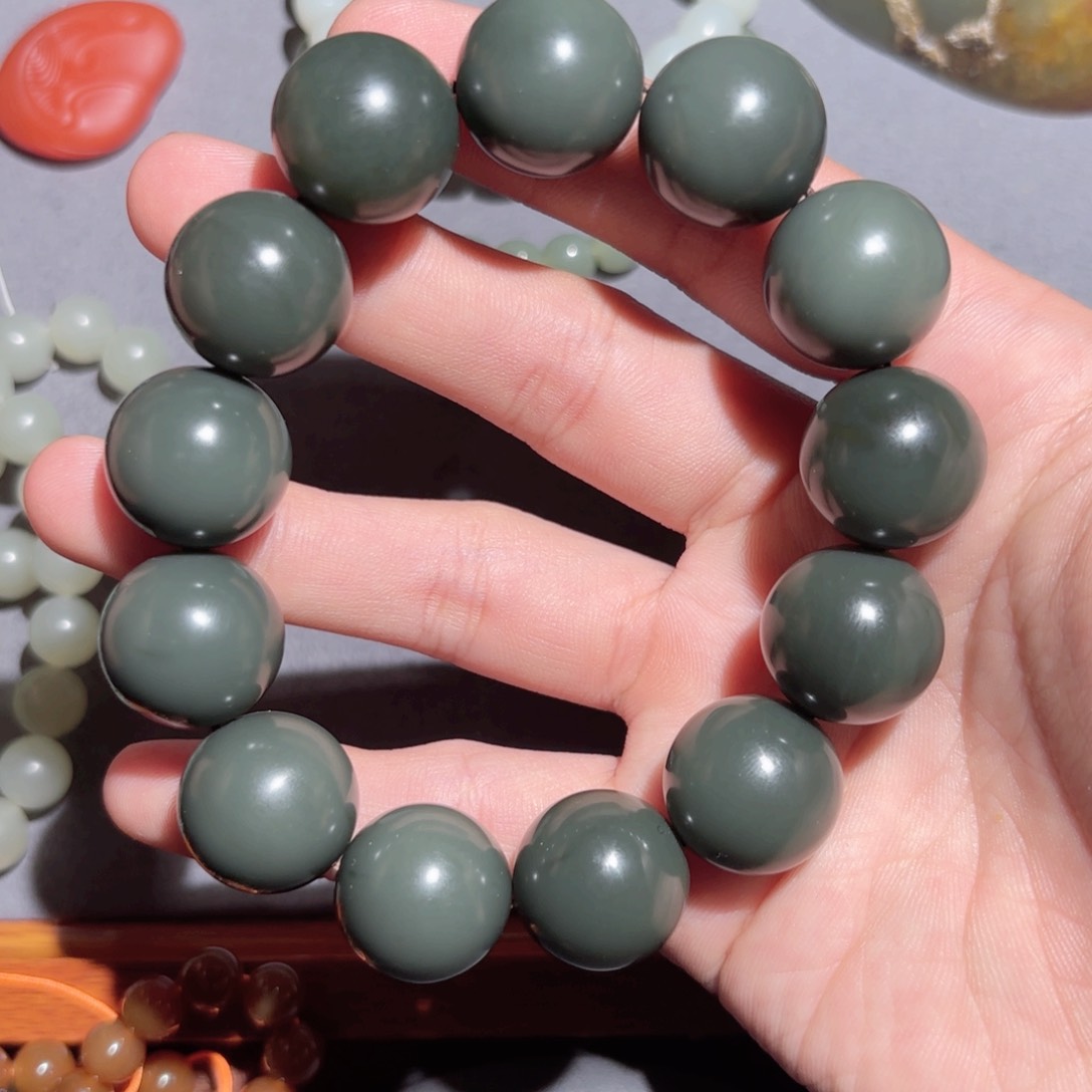 和田玉手链未镶嵌