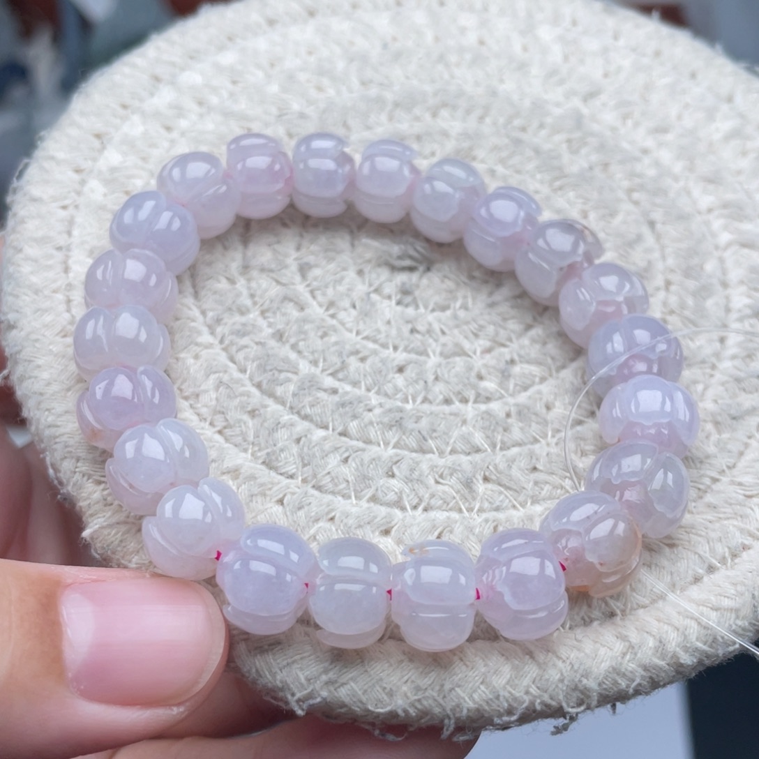 翡翠未镶嵌颈饰天然A货缅甸翡翠10.4mm