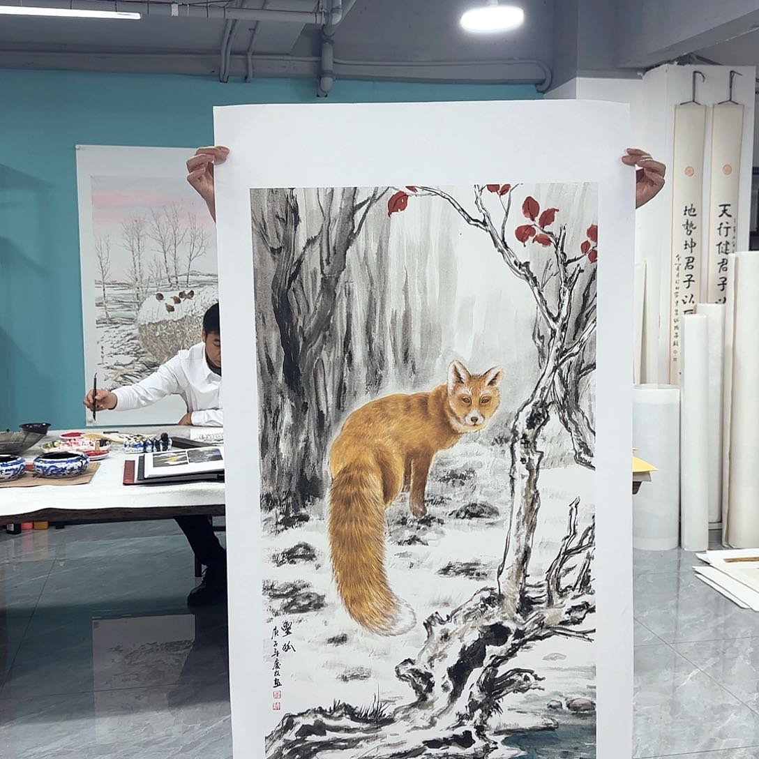 国画国画作品展李老师