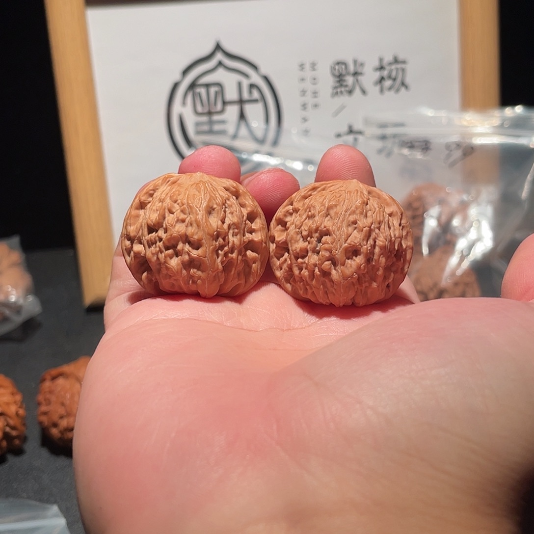 文玩核桃吊坠35全品磨盘