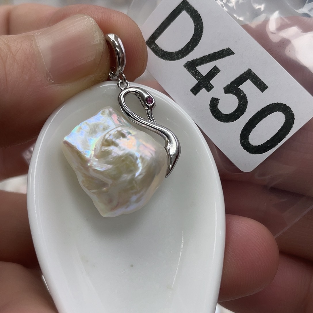 淡水珍珠颈饰银S925镶嵌