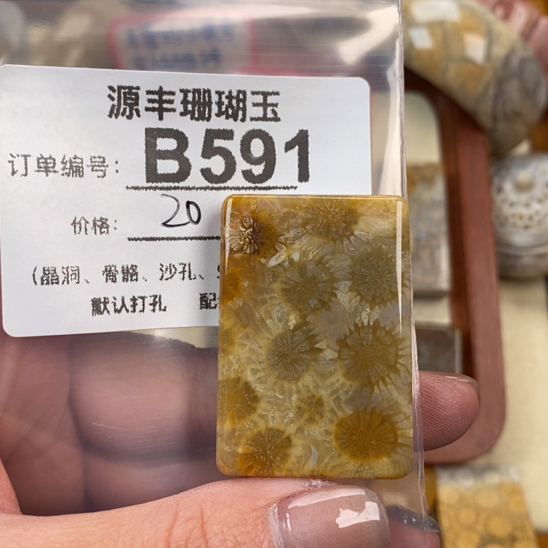 硅化玉颈饰未镶嵌囍*