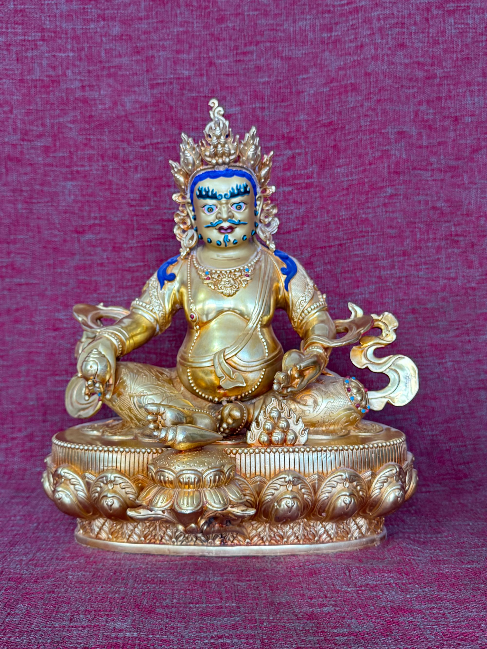 黄财神半手工艺品