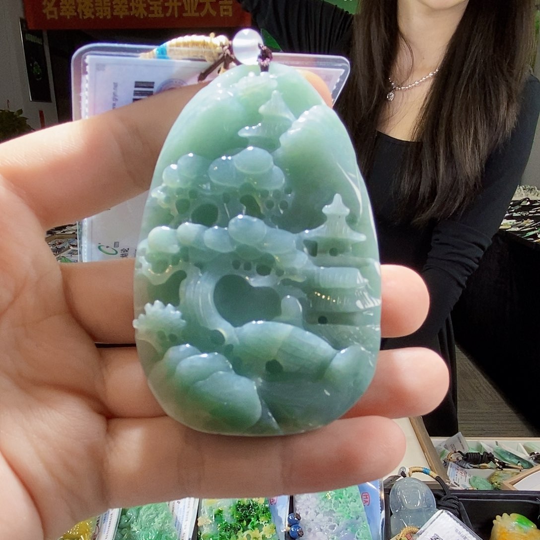 颈饰未镶嵌翡翠翡翠