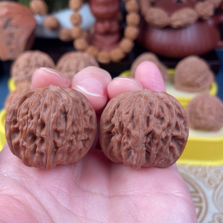 吊坠文玩核桃正磨34