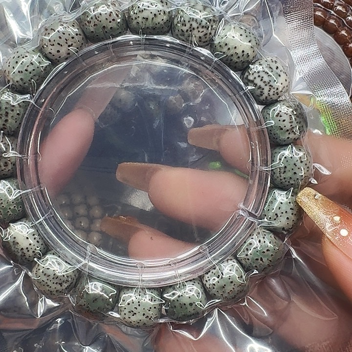 星月菩提手串324高端满绿星月菩提12桶单圈
