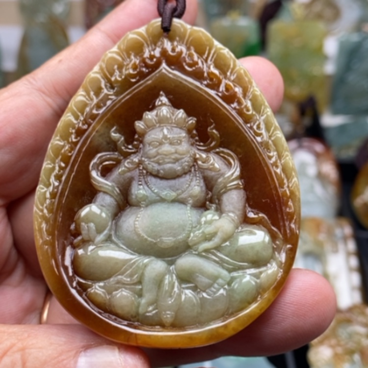 【闪购商品】翡翠颈饰未镶嵌缅甸翡翠A货吊坠