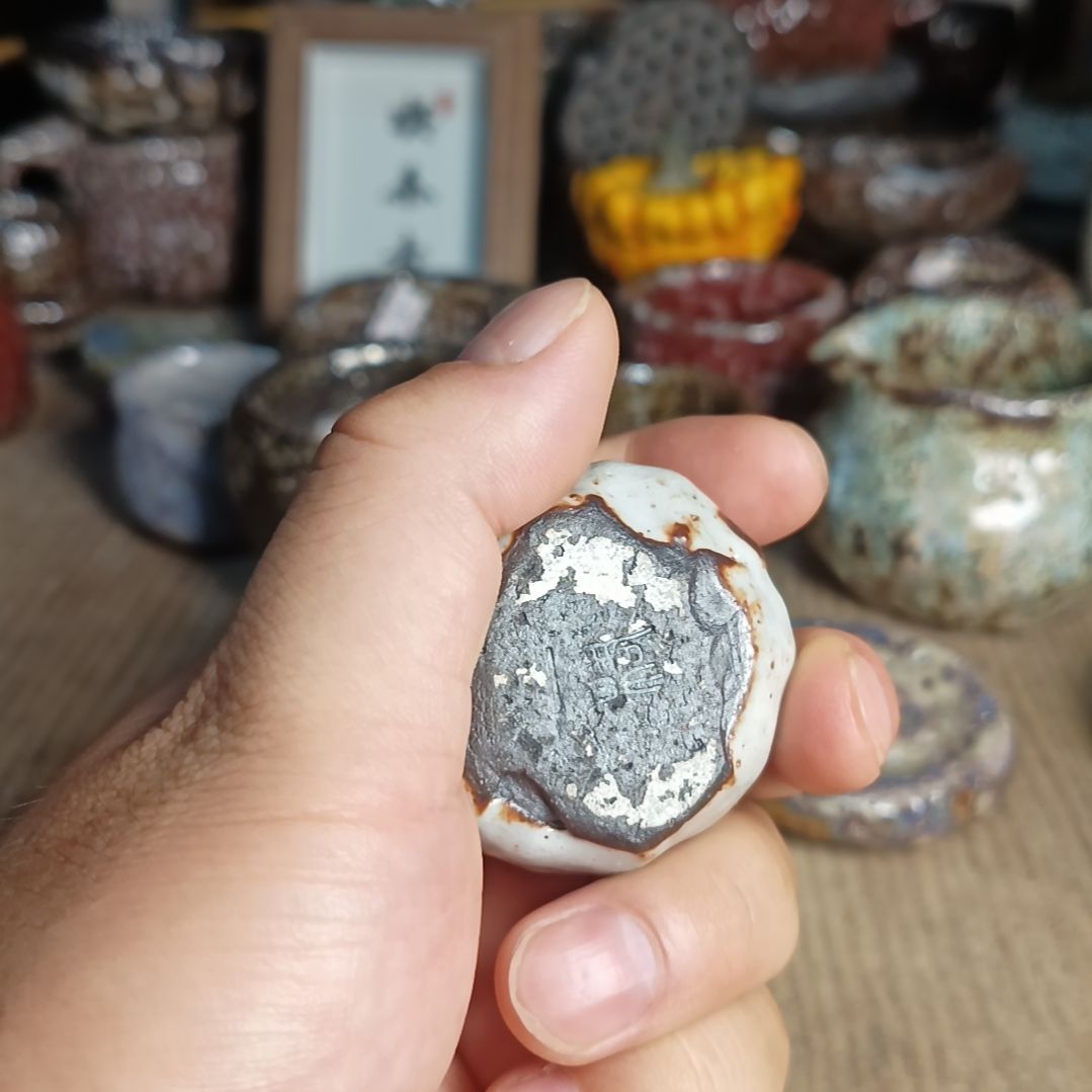 志野柴烧手捏3发*发