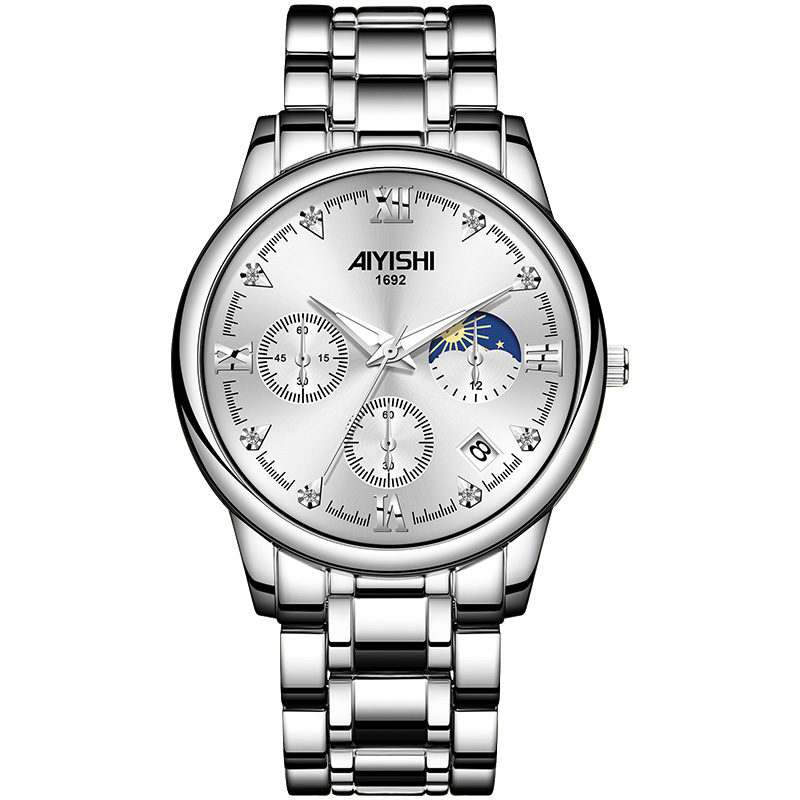 瑞士注册品牌AIYISHI正品新款时尚潮流男士手表-1692-SPK