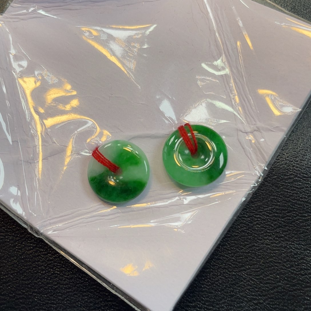 【闪购商品】翡翠耳饰未镶嵌天然缅甸翡翠