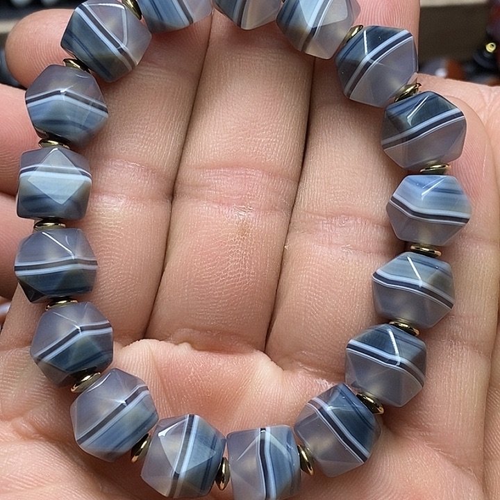 玛瑙/玉髓未镶嵌手链