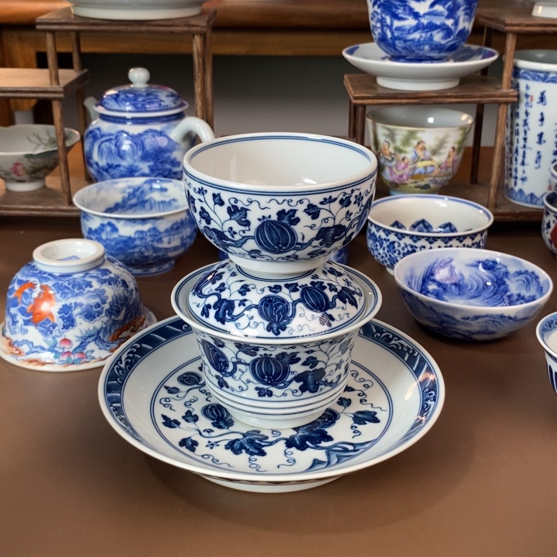 景德镇陶瓷手工手绘