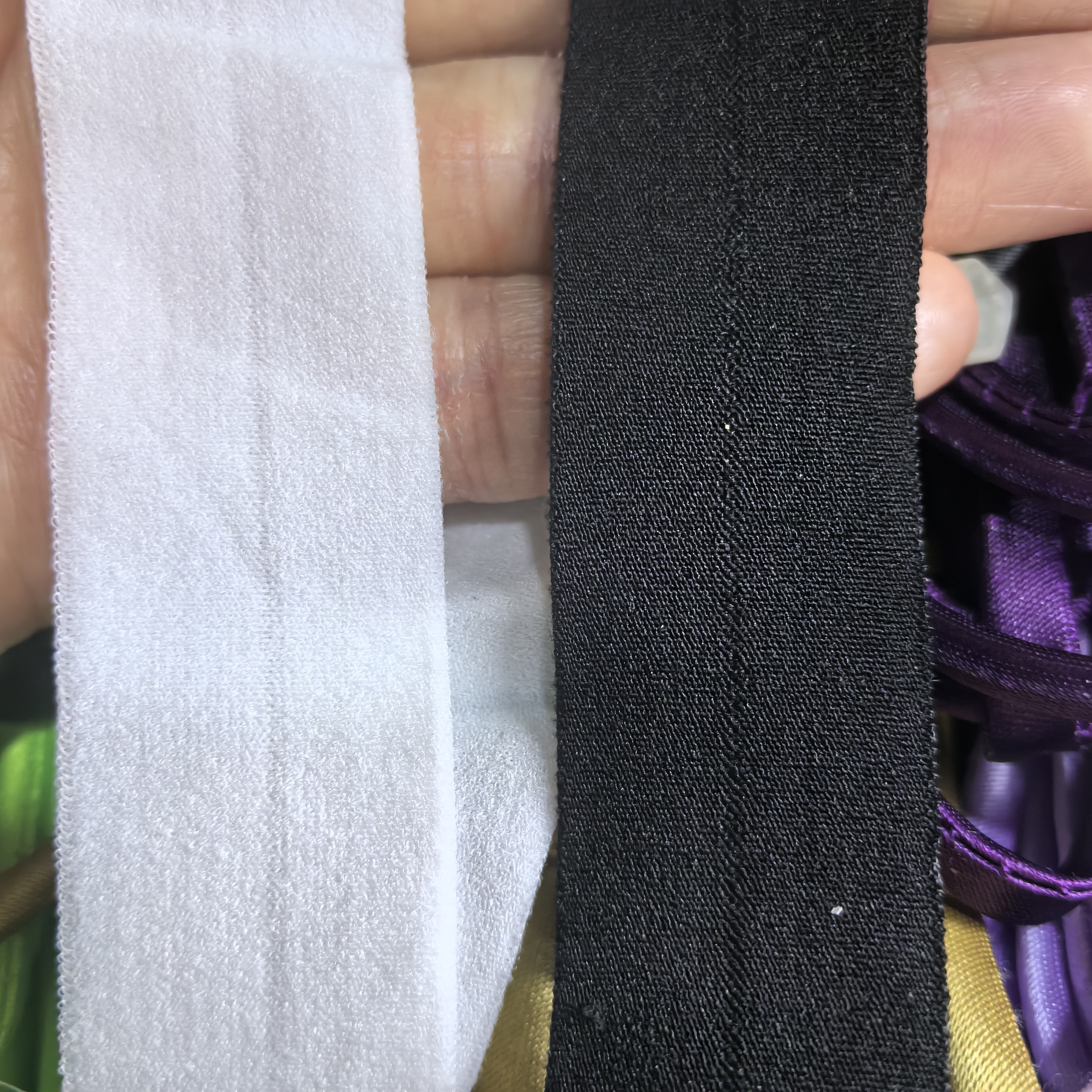 弹力滚包边条布料辅料衣服宝宝织带内裤服装松紧带对折布带子镶边