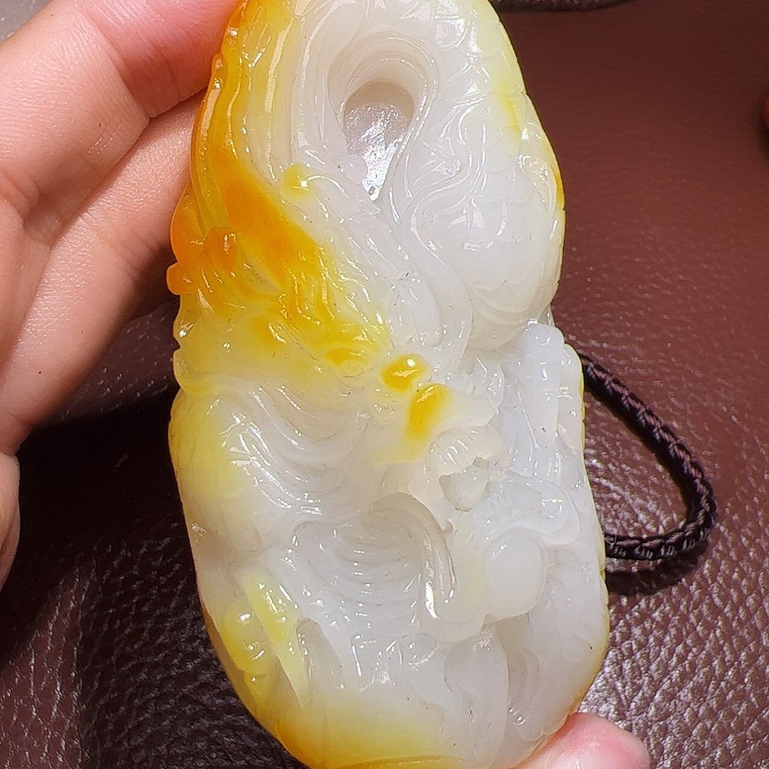 瞬***恒和田玉未镶嵌颈饰