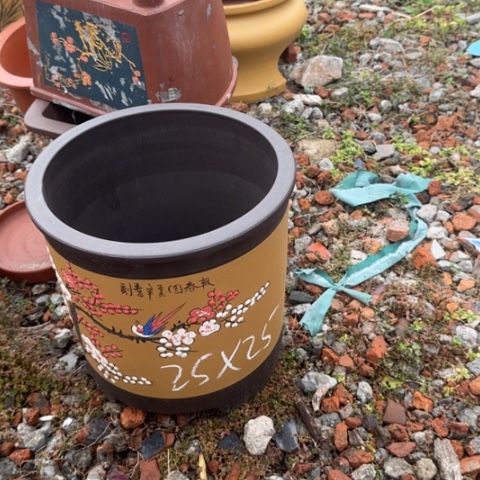 红陶紫砂花盆盆景盆栽