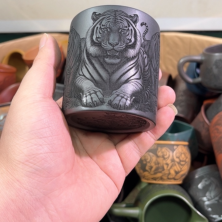 茶杯紫砂全手工紫砂主人杯