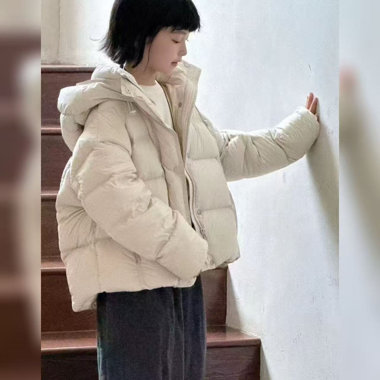 【2025冬韩款】95绒儿童羽绒服连帽泡芙儿童羽绒服Y0699