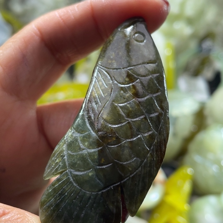 岫玉未镶嵌手把手把