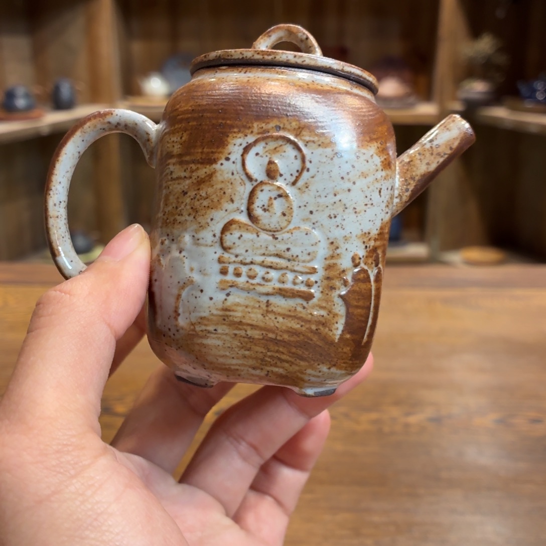 柴烧老岩泥茶器皿