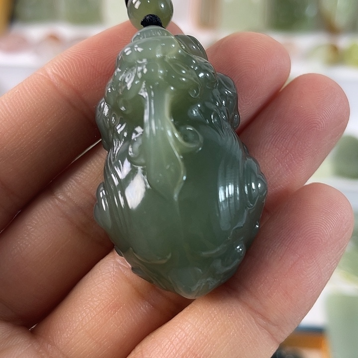 吊坠(不含链)未镶嵌和田玉@**?