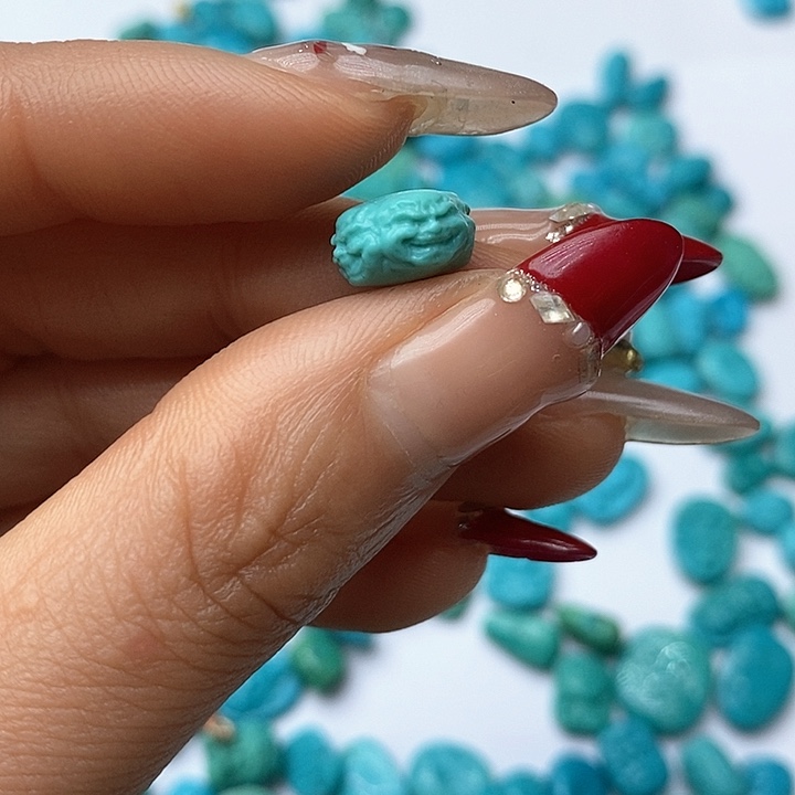 绿松石珠宝奇石未镶嵌