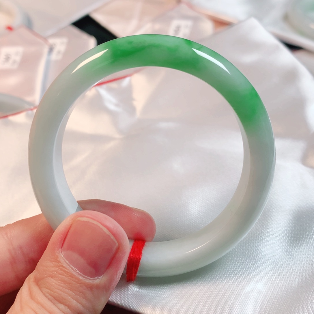 翡翠手镯未镶嵌小**~翡翠手镯1446